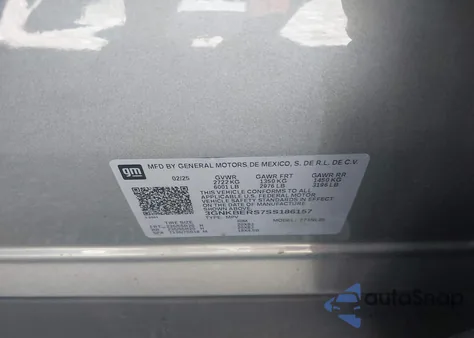 2025 Chevrolet Blazer Fwd Rs z USA, uszkodzony, nr VIN 3GNKBERS7SS186157